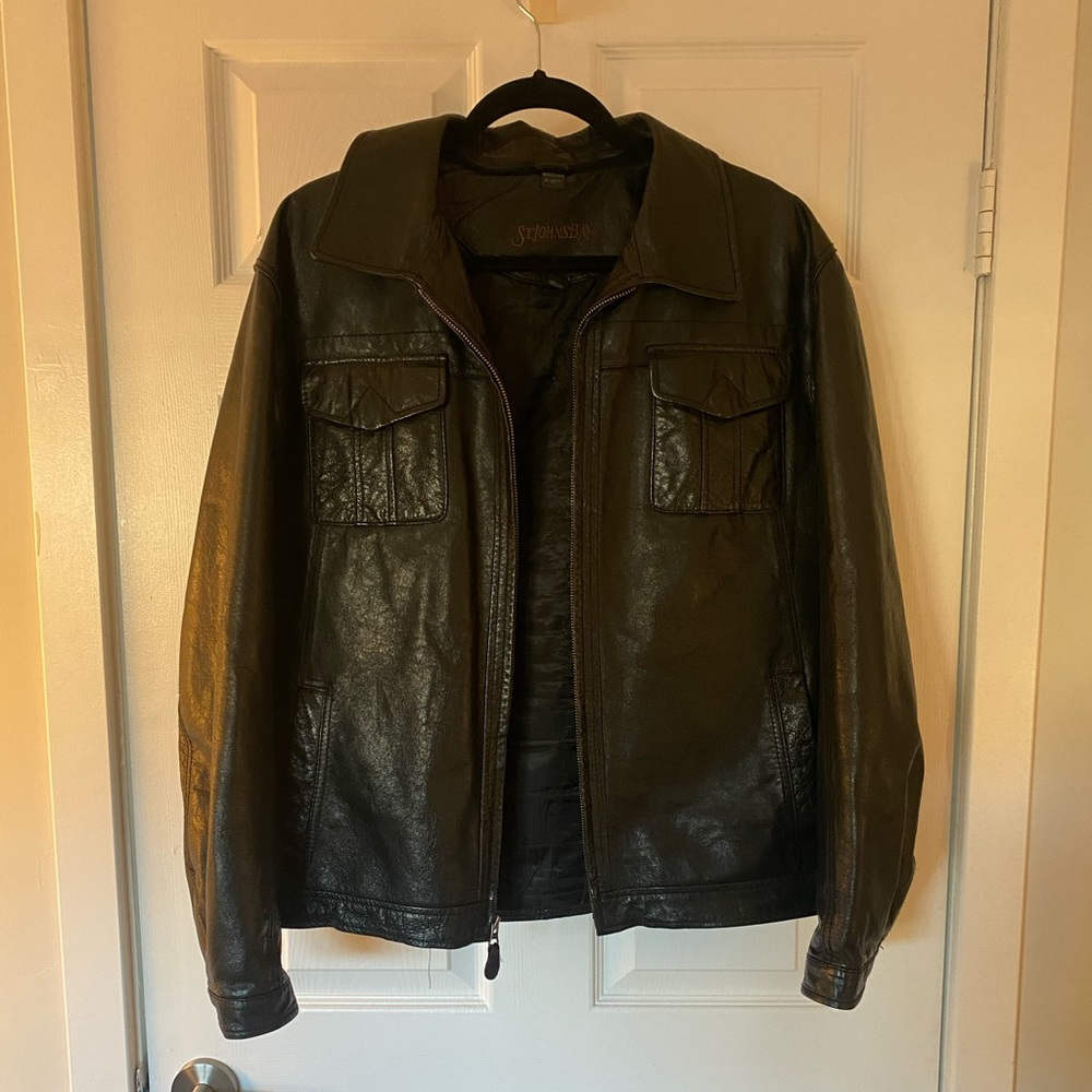COPY - Vintage Saint John’s Bay Leather Jacket